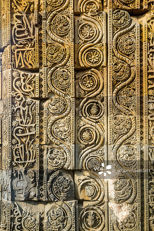 中世纪书法与雕塑图片素材