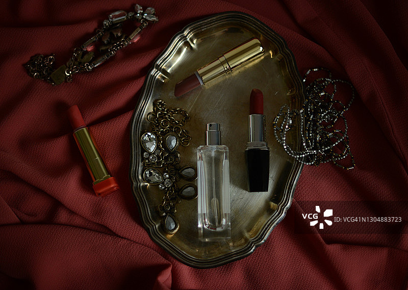 口红选择图片素材