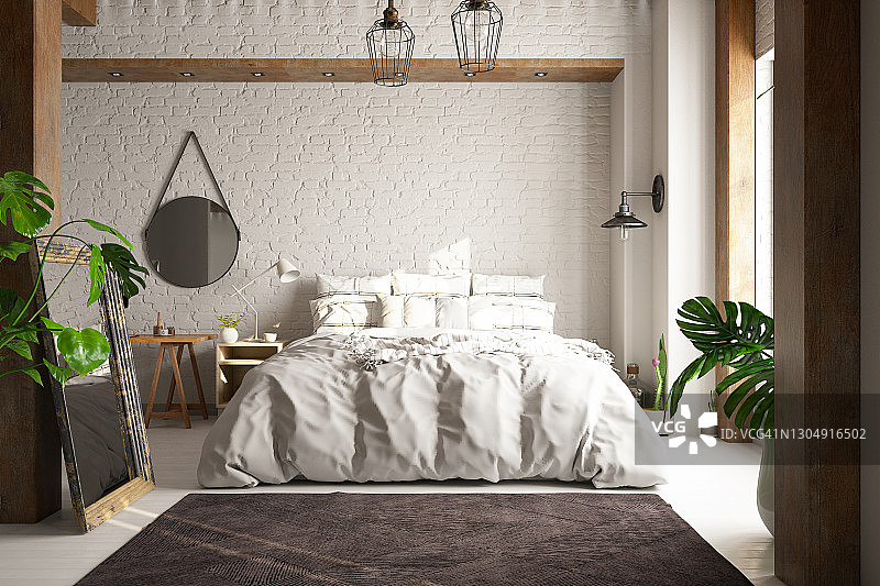 温馨卧室概念图片素材