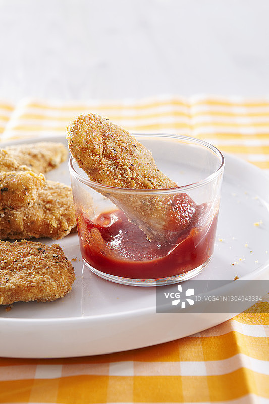 非油炸鸡柳图片素材