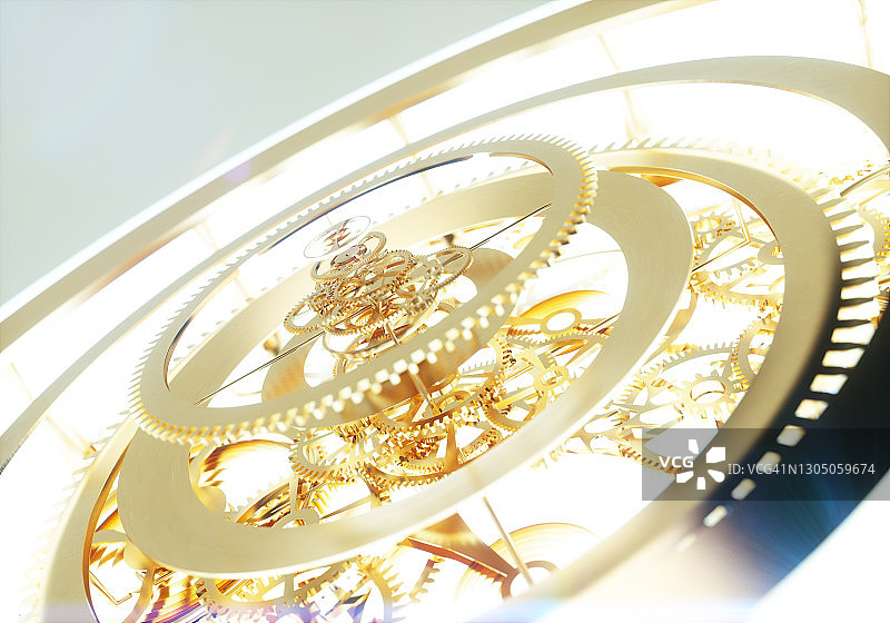 多层发光时间机器图片素材