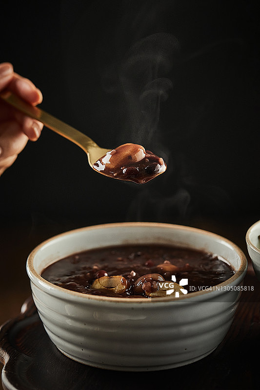 红豆粥图片素材