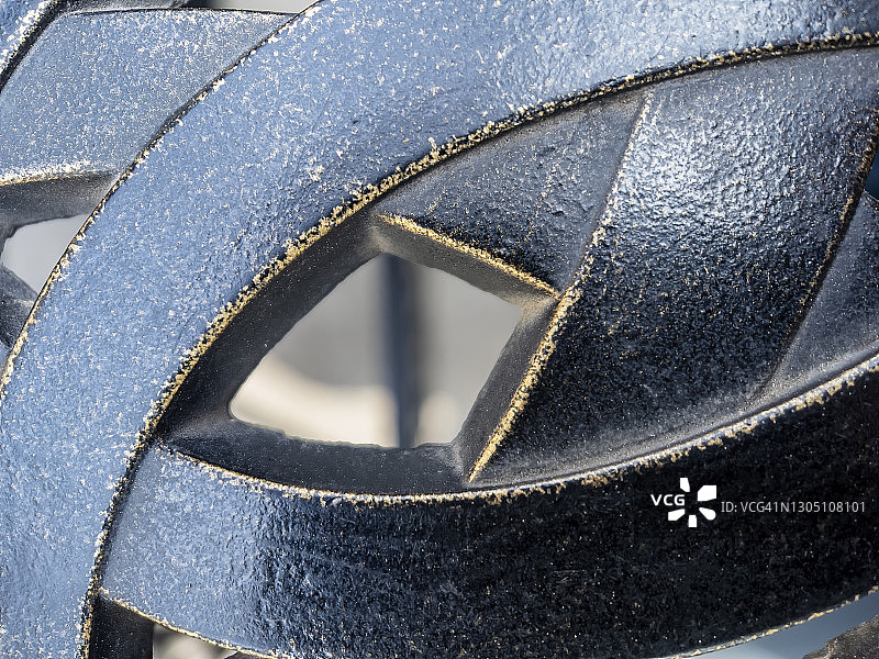 锻铁家具特写纹理抽象图案图片素材