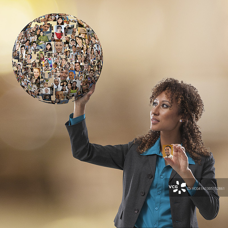 互联网人际连接和资源图片素材