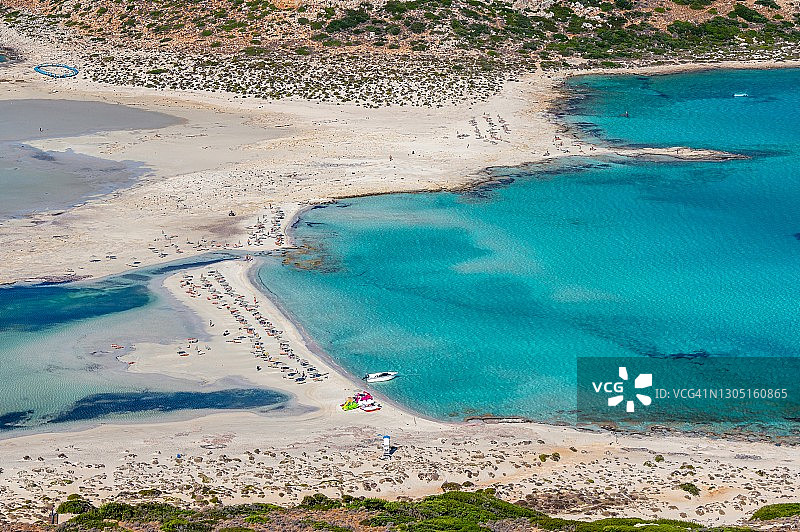 希腊克里特岛巴洛斯海滩图片素材
