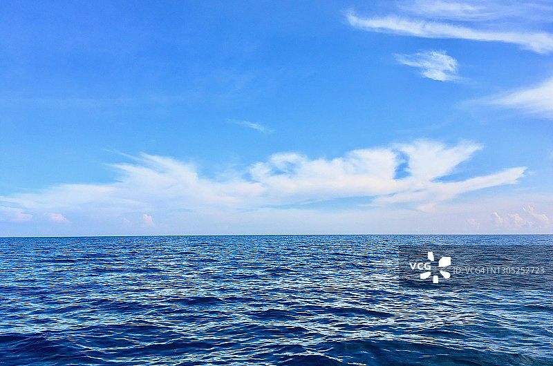 蓝天碧海风光图片素材