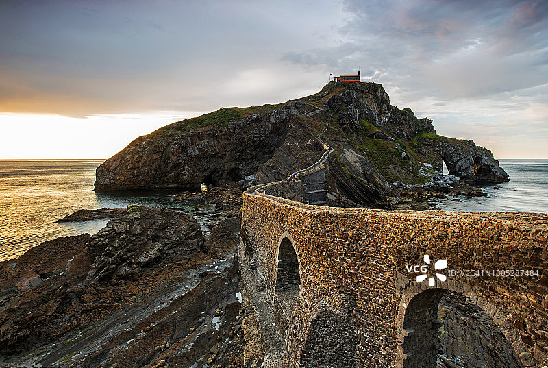 圣胡安·德加兹特鲁加特——西班牙/巴斯克图片素材