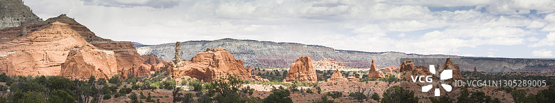 美国柯达彩色盆地全景风光图片素材