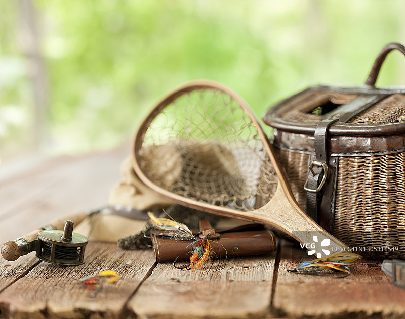 飞蝇钓鱼背景图片素材