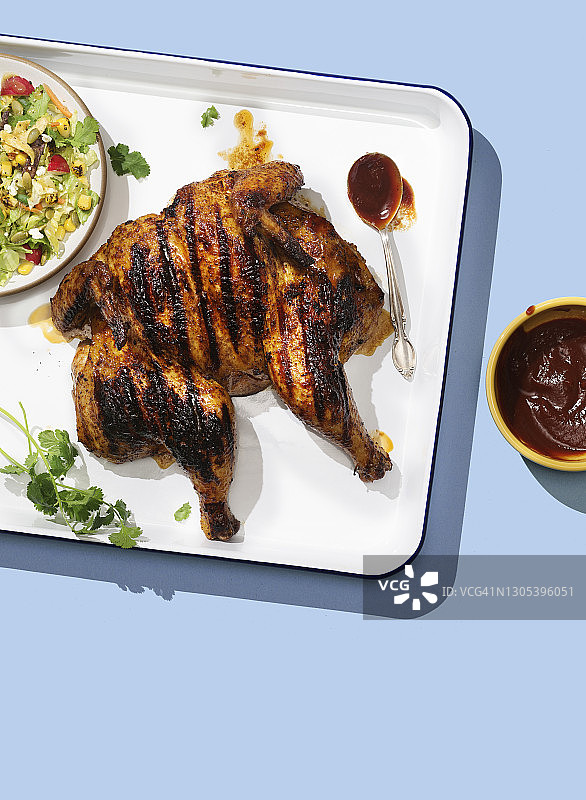 烧烤烤鸡图片素材