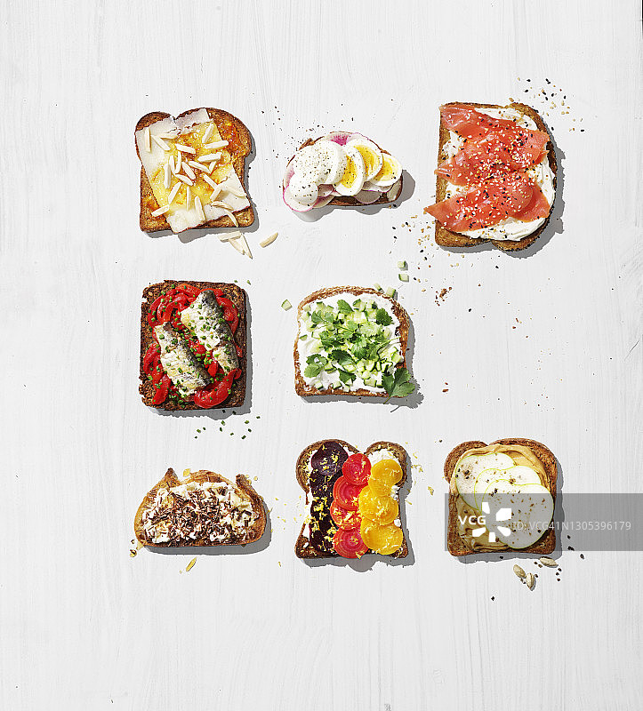 早餐吐司食谱图片素材