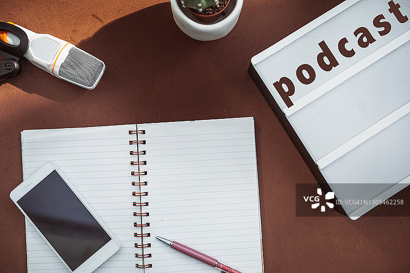 播客概念图片素材