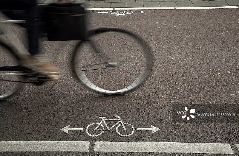 阿姆斯特丹的自行车图片素材