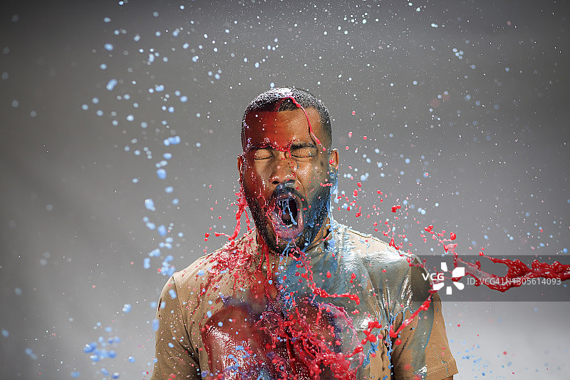 色彩飞溅效果图片素材