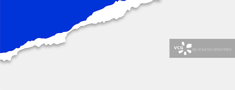 带文字空间的撕裂纸张banner图片素材