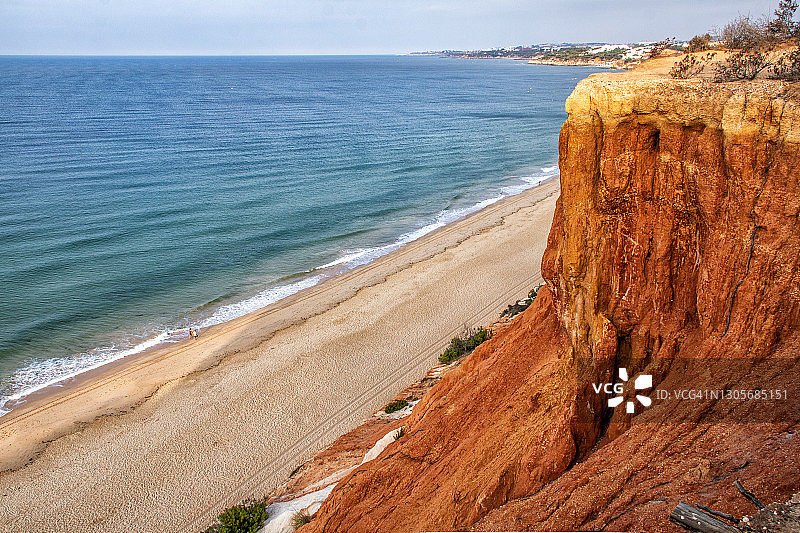 法莱西亚海滩悬崖图片素材