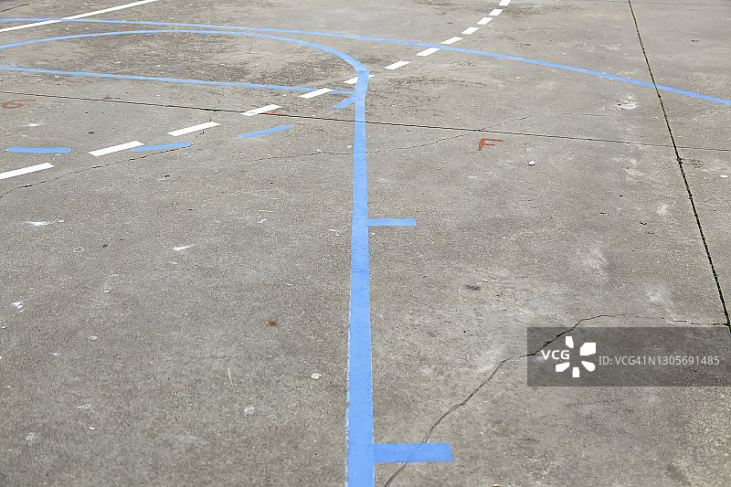 篮球跑道标志图片素材