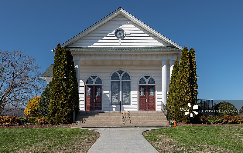 乡村浸信会教堂图片素材