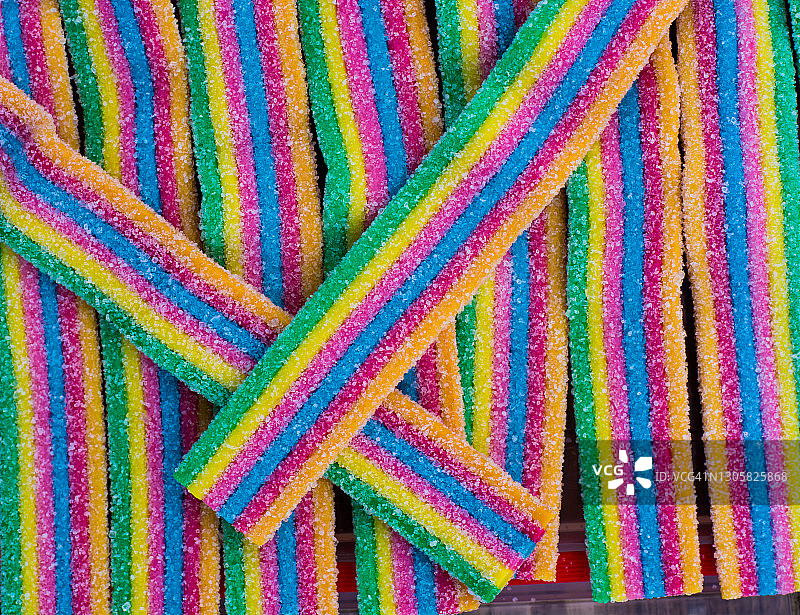 彩色糖渍甘草图片素材