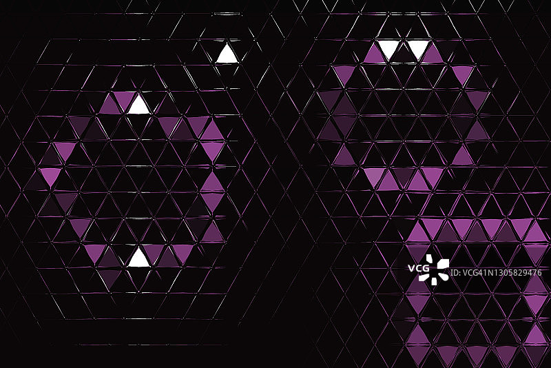 霓虹水晶。未来主义抽象图片素材