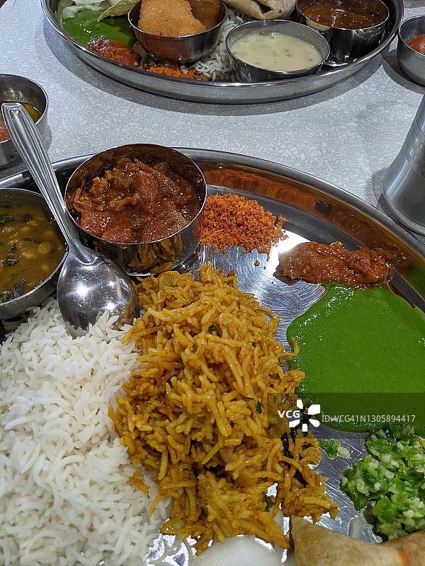 纯马哈拉施特拉邦素食塔利图片素材