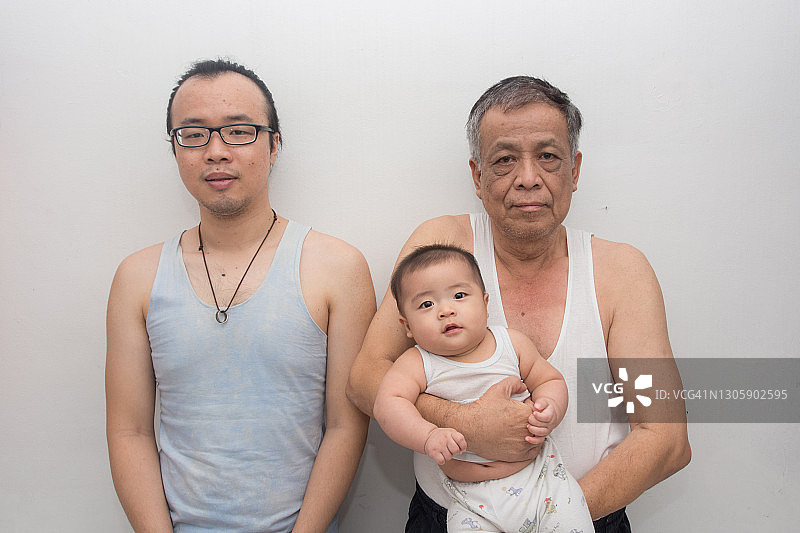 祖孙三代图片素材