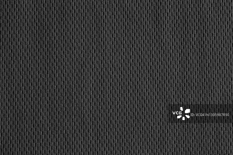 黑色聚酯纤维织物纹理和纺织背景图片素材