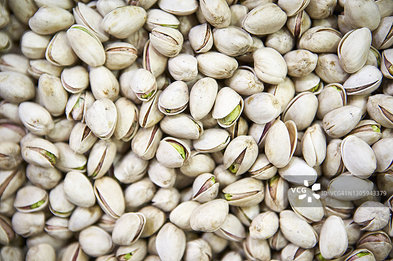 商店里的新鲜开心果图片素材