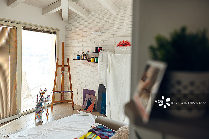 家庭艺术工作室图片素材