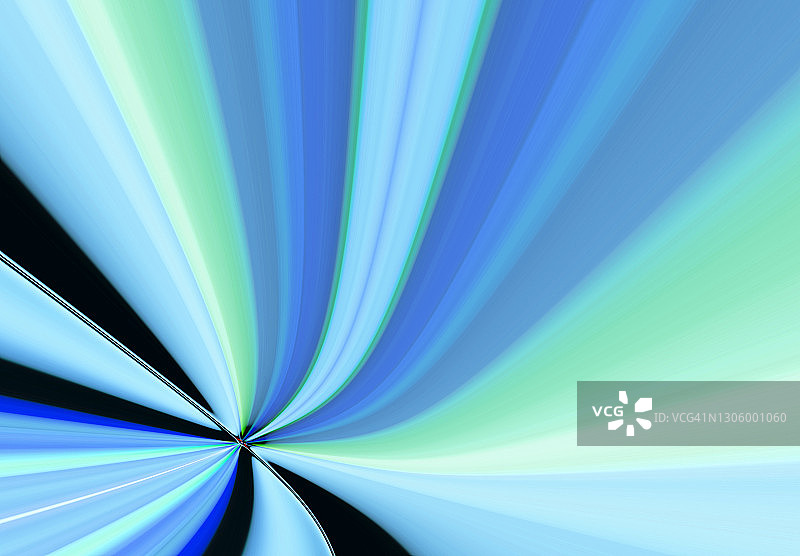 蓝色光轨无限延伸抽象背景图片素材