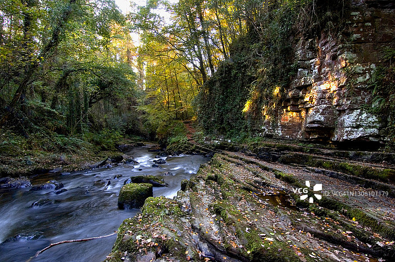 克莱尔峡谷，爱尔兰利默里克郡图片素材