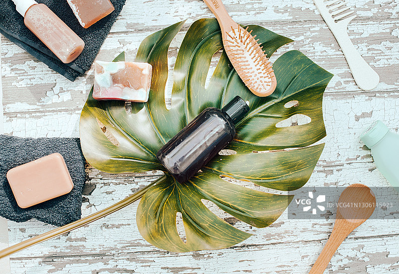 天然化妆品成分：护肤、身体与头发护理图片素材