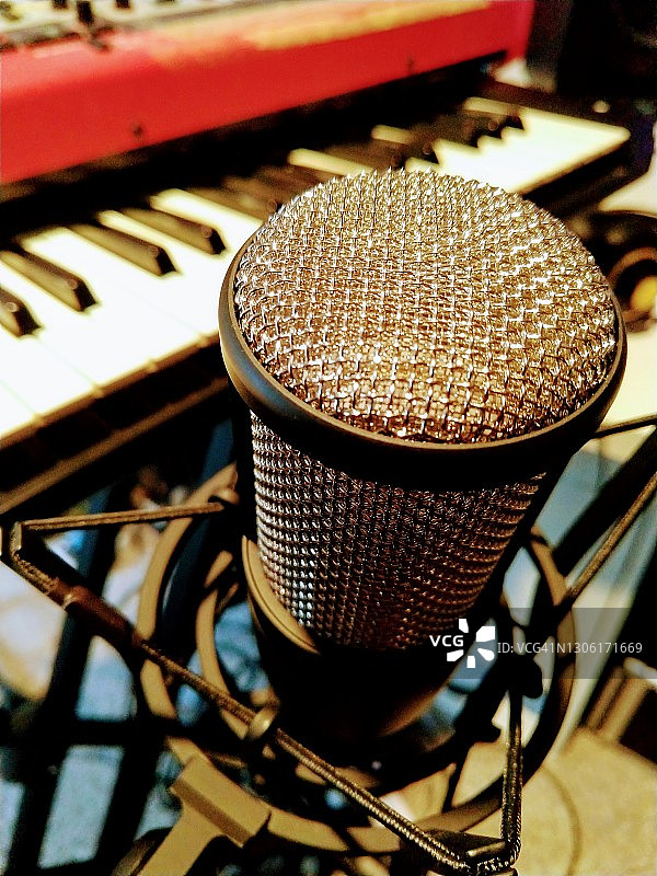 麦克风特写图片素材