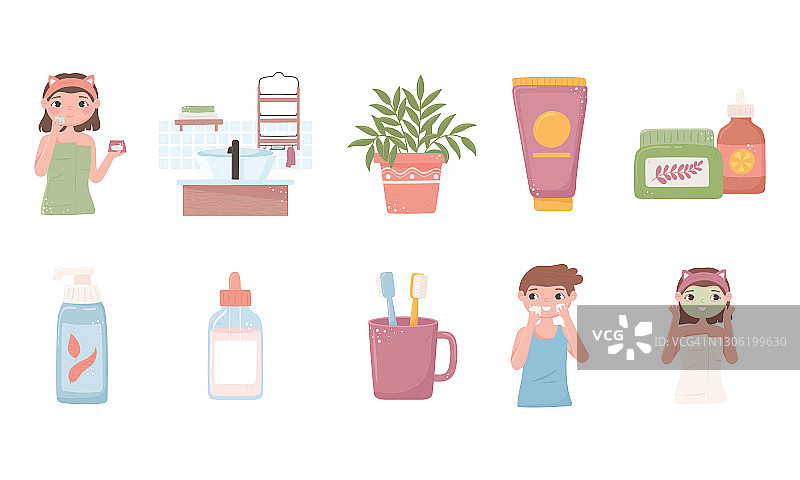 护肤护理图片素材