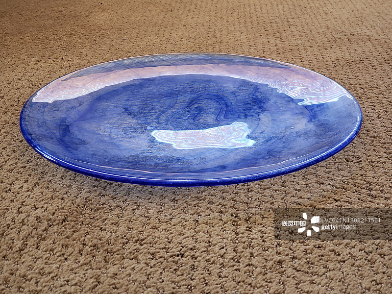 蓝色的艺术玻璃图片素材