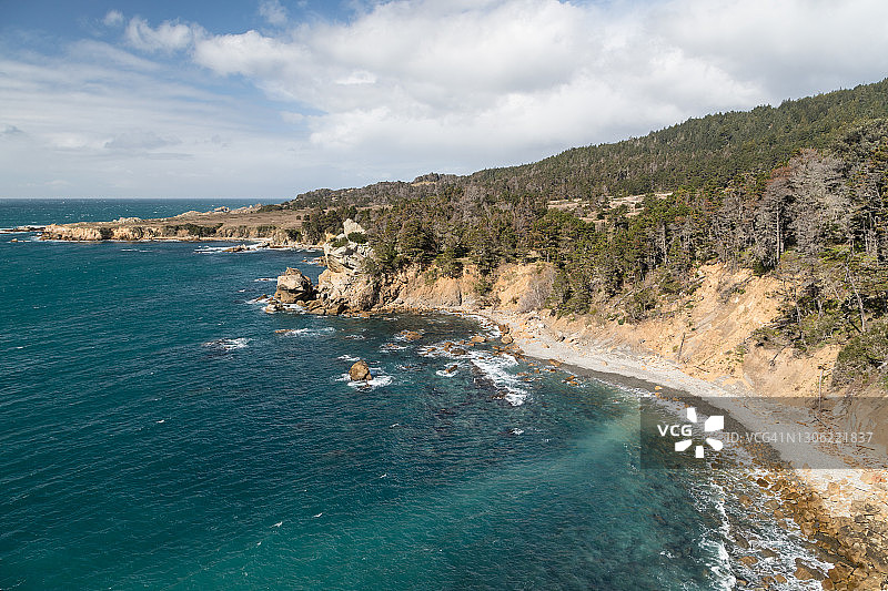 盐点州立公园的哨兵岩图片素材