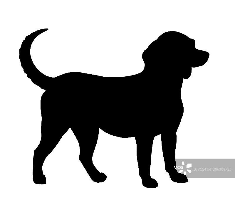 狗的轮廓图片素材
