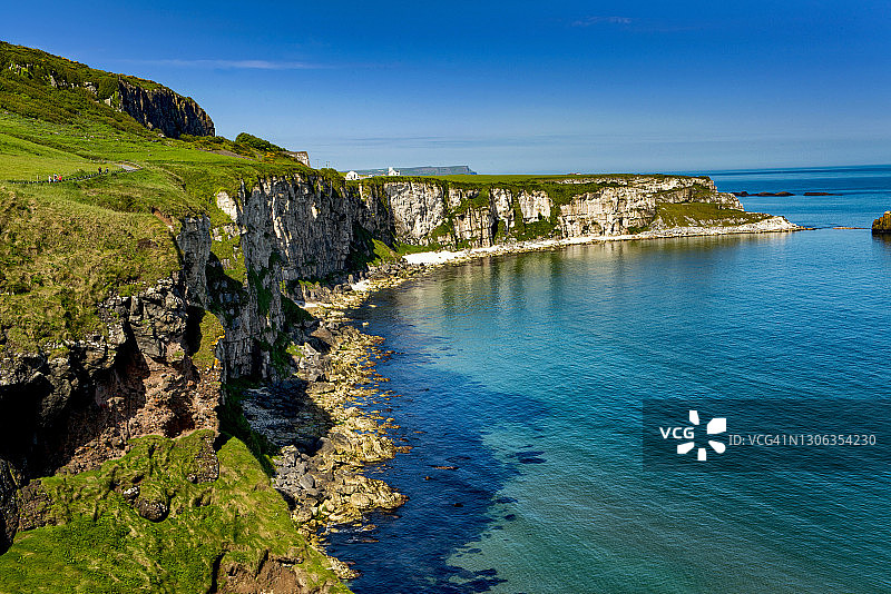 北爱尔兰北海岸的卡里克-里德索桥图片素材