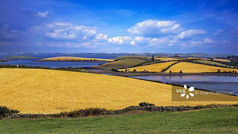 北爱尔兰唐郡斯特兰福德湖图片素材