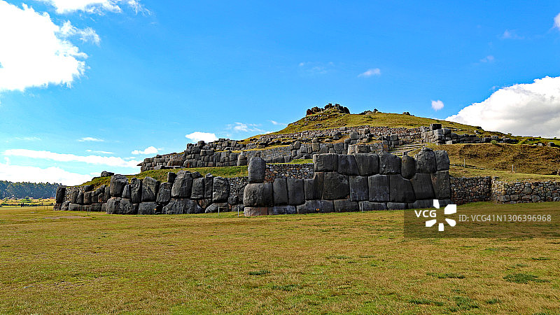 萨克赛瓦曼的印加遗址图片素材