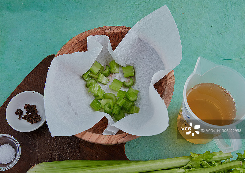 压力注入芹菜图片素材