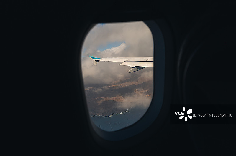 飞机上的景色图片素材