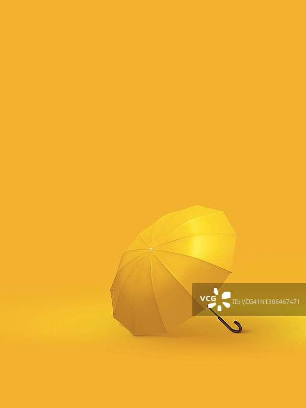 黄色雨伞图片素材