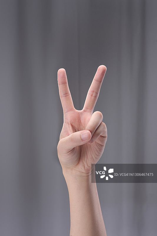 手、V字、胜利、手势图片素材