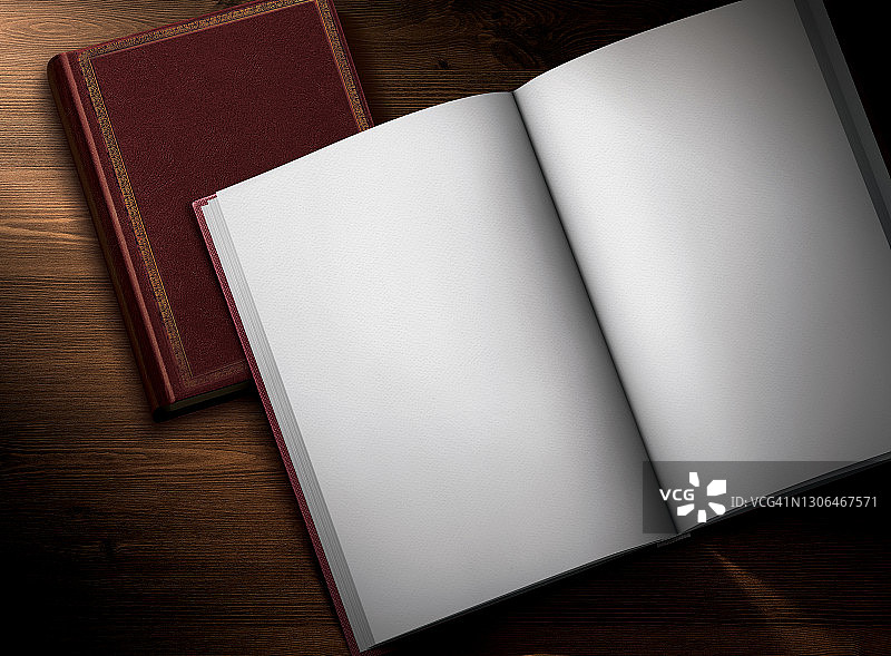 精装书本纹理俯视角度图片素材