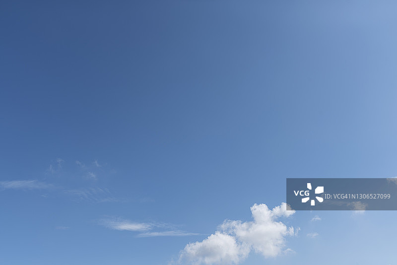 清澈的天空图片素材