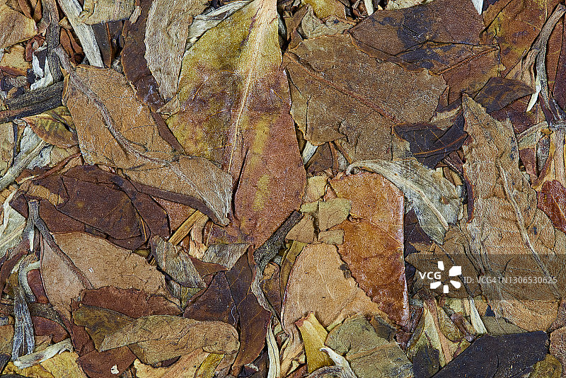 砖形普洱茶特写图片素材