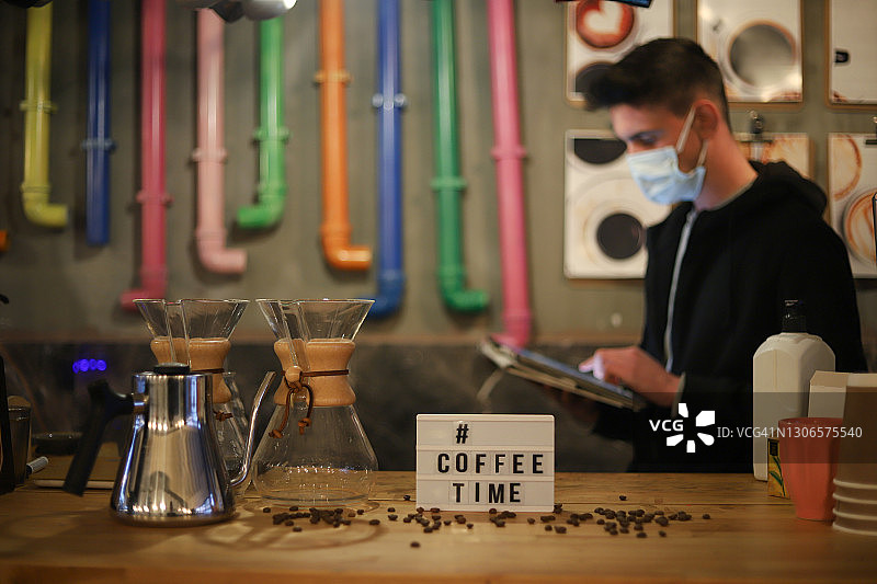 小型企业咖啡时间图片素材