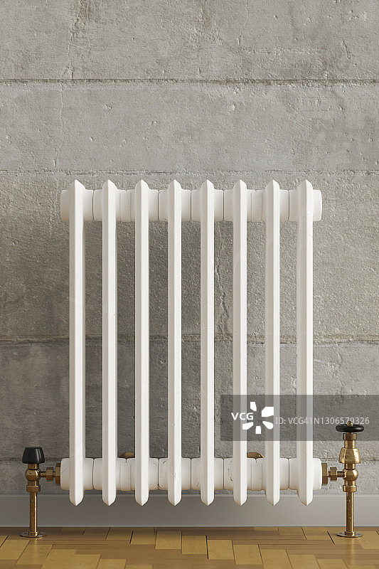 老式散热器三维渲染图片素材