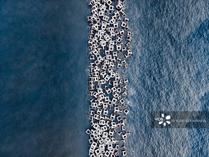 混凝土防护障碍图片素材